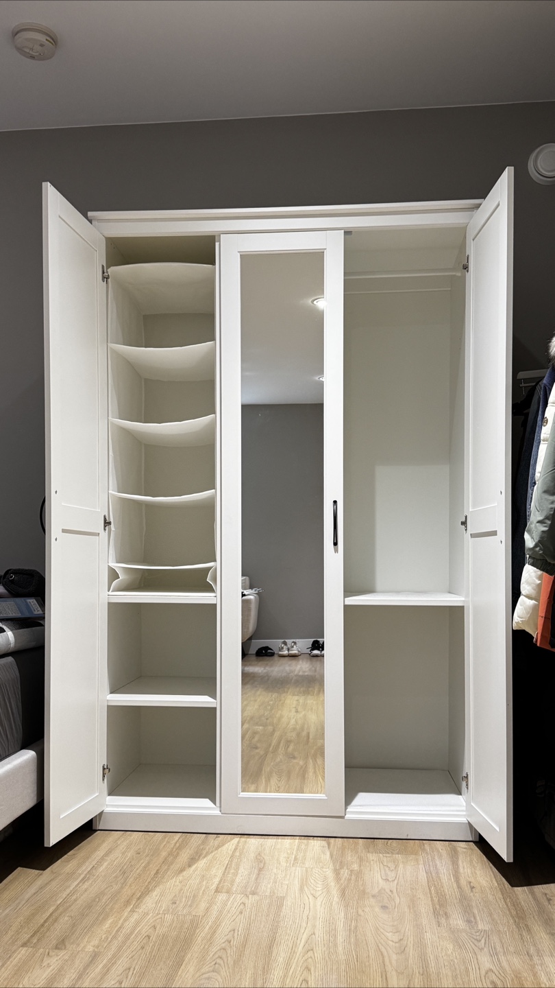 Moving out!!! IKEA Wardrobe with Mirror Door - White - photo 5