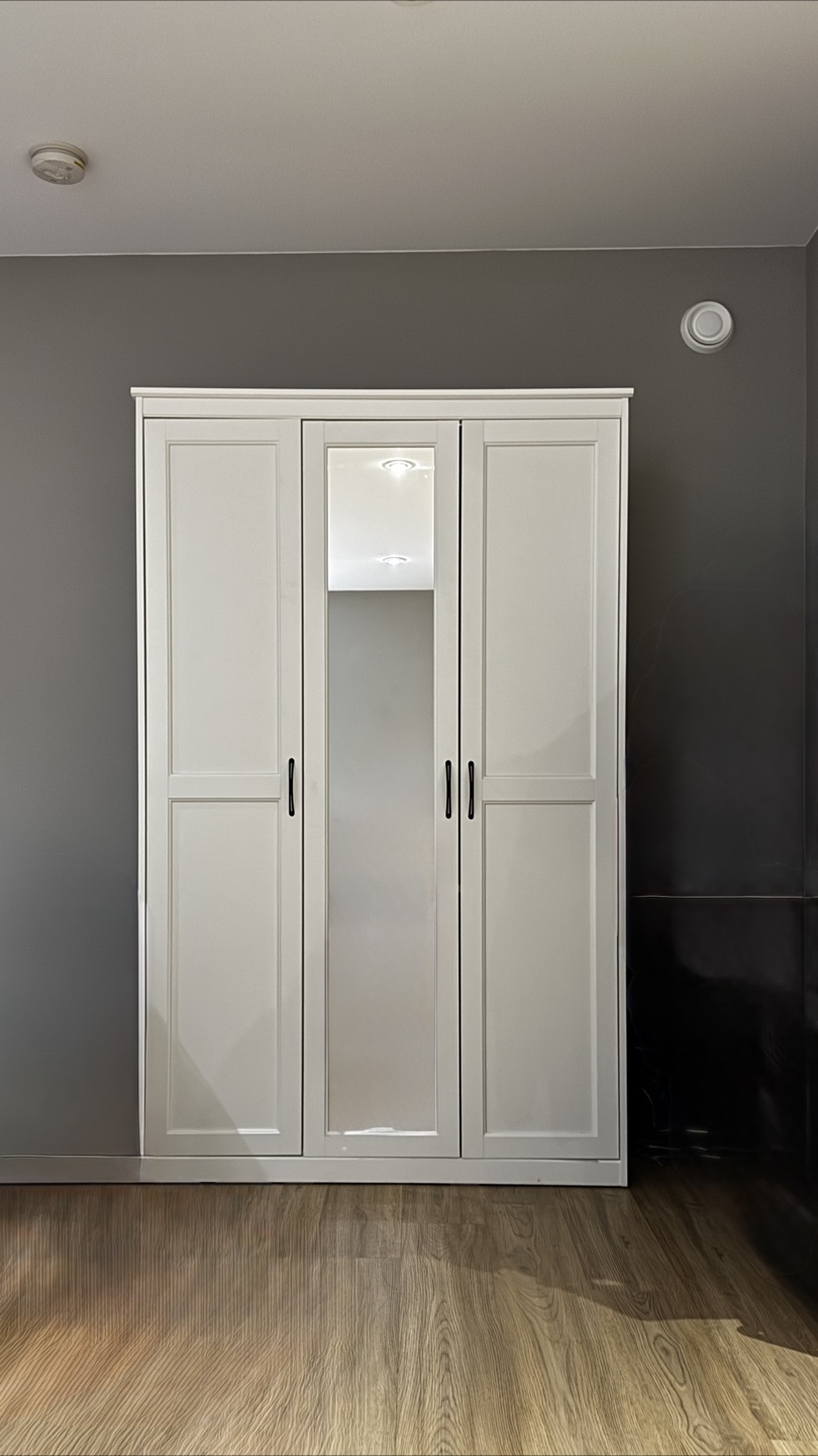 Moving out!!! IKEA Wardrobe with Mirror Door - White