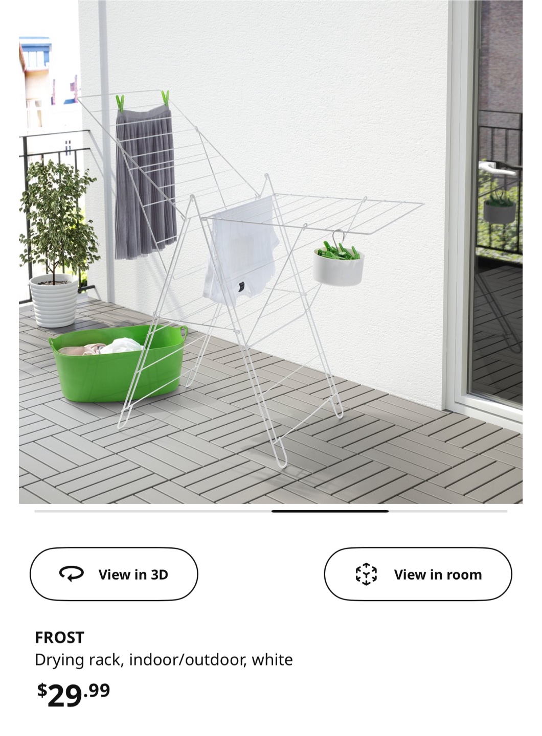 IKEA FROST Drying Rack - photo 3