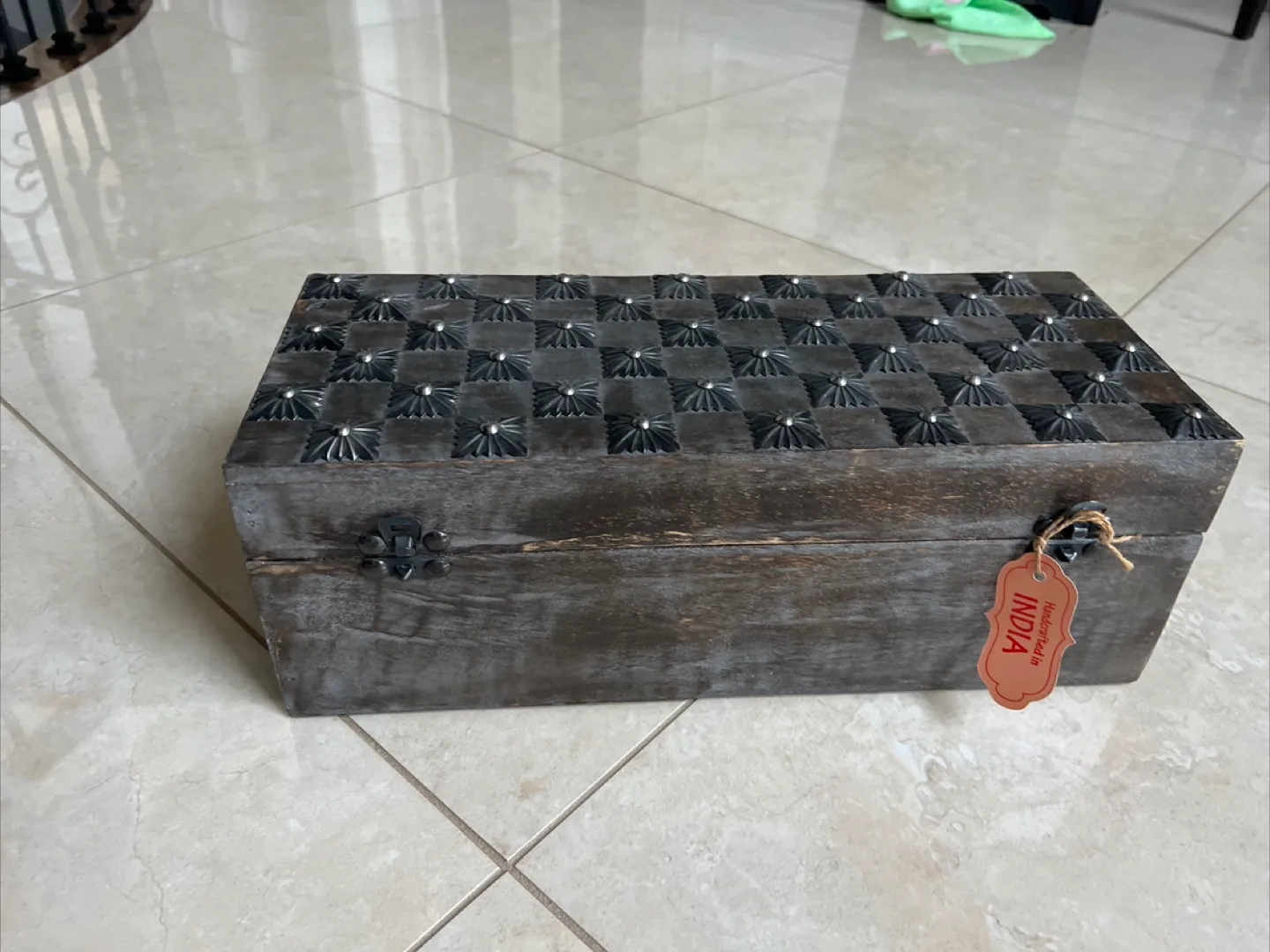 Handmade Wooden Box from India image indicator(2)