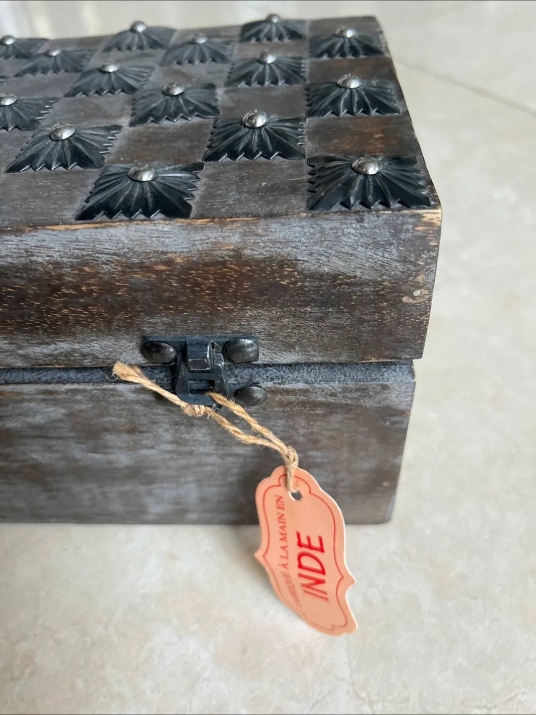 Handmade Wooden Box from India image indicator(4)