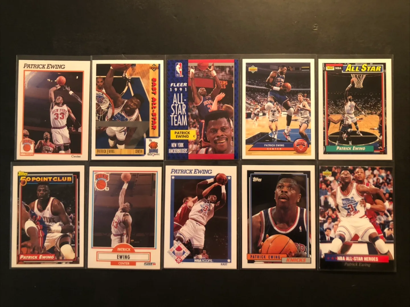 Patrick Ewing Basketball Cards Collection thumbnail