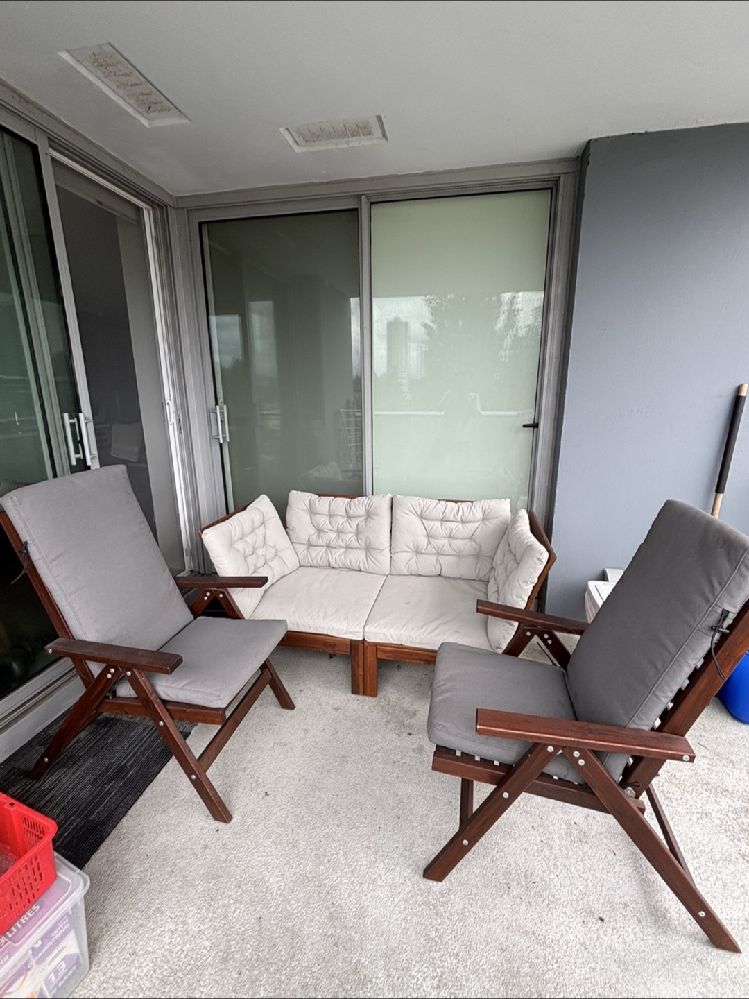 Outdoor Patio Set - Sofa and Two Chairs - photo 2