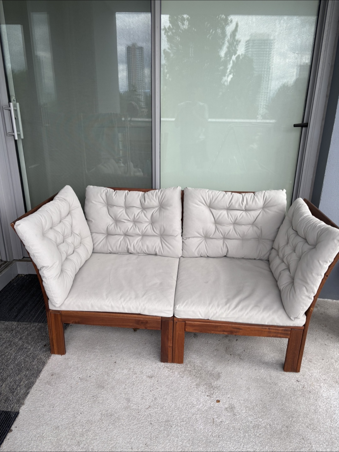 Outdoor Patio Set - Sofa and Two Chairs