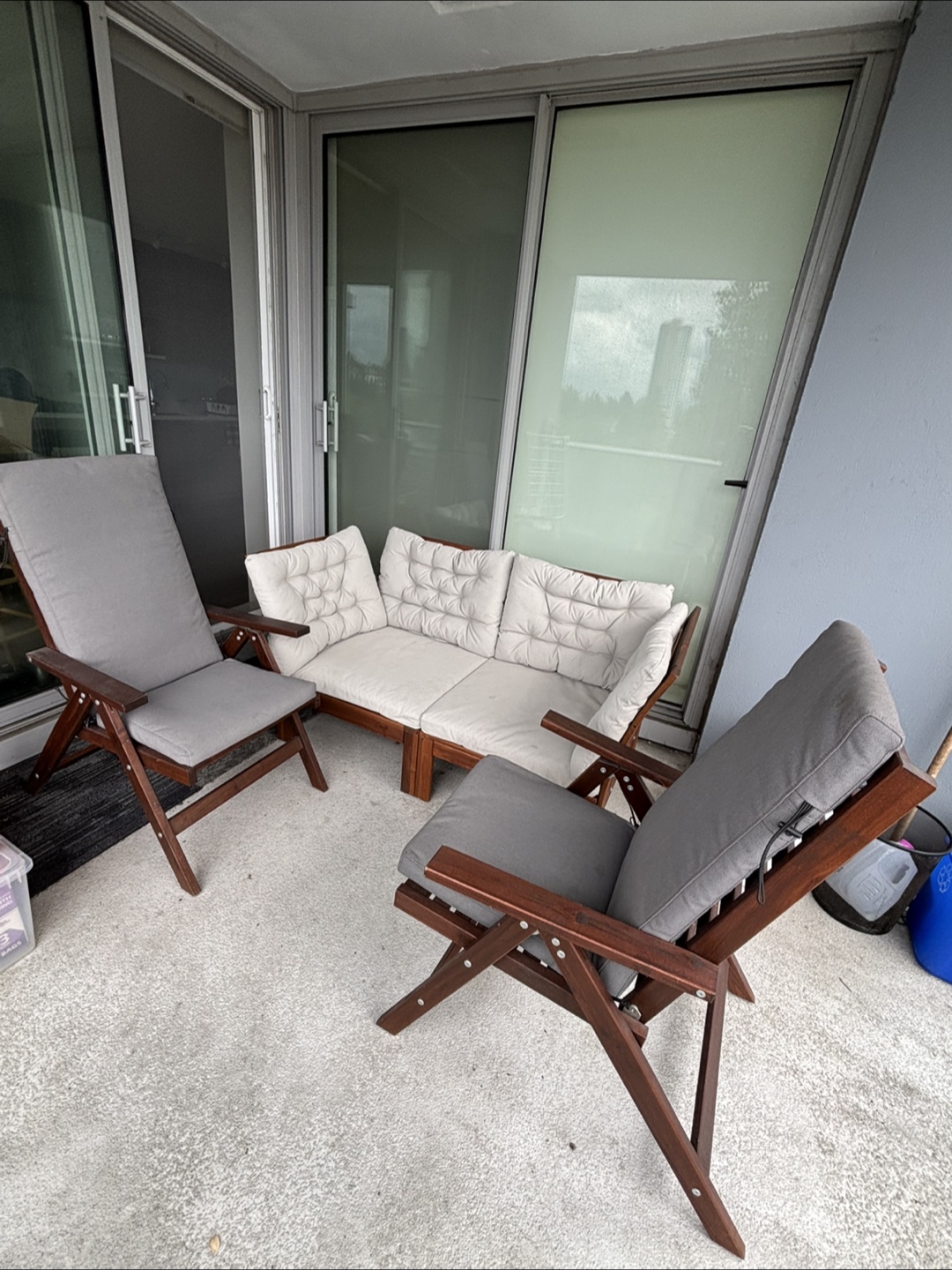 Outdoor Patio Set - Sofa and Two Chairs - photo 5