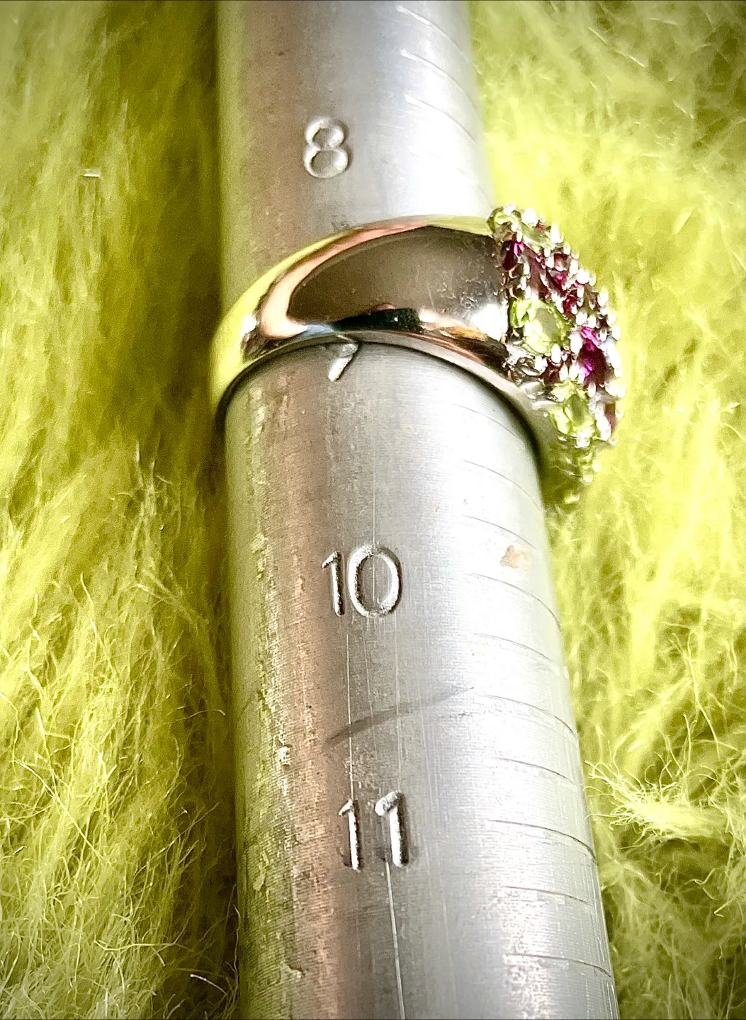 Gemstones Ring in 14 k Gold Plated 925 Sterling Silver image indicator(4)