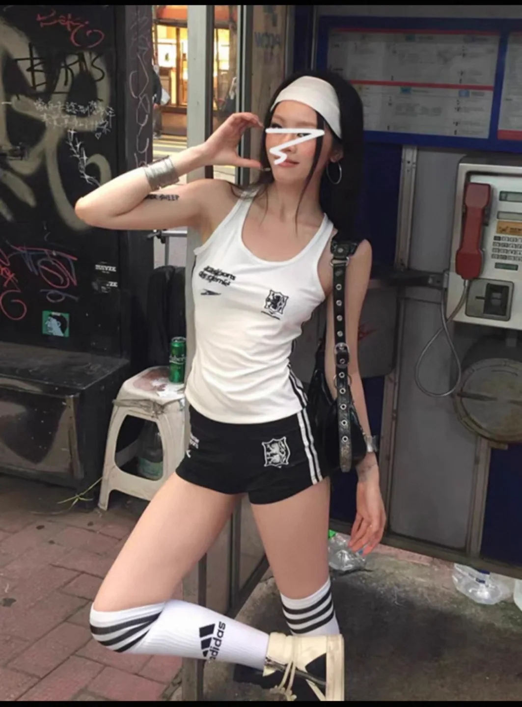 American Retro sports Style Fashionable Two-Piece thumbnail