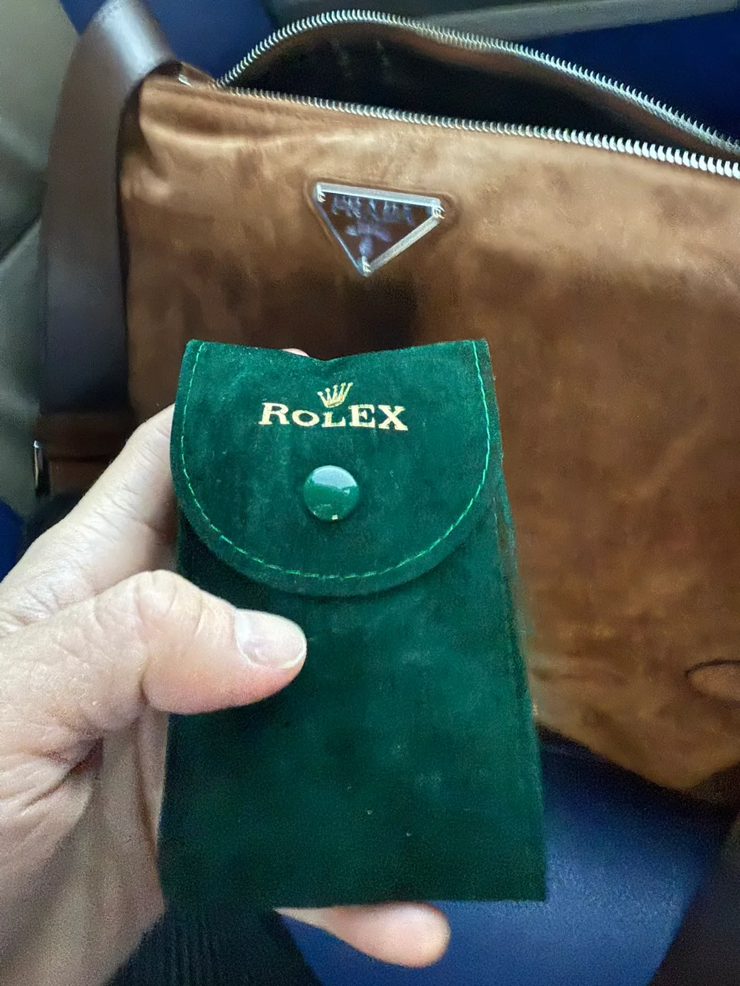 Rolex Green Pouch thumbnail