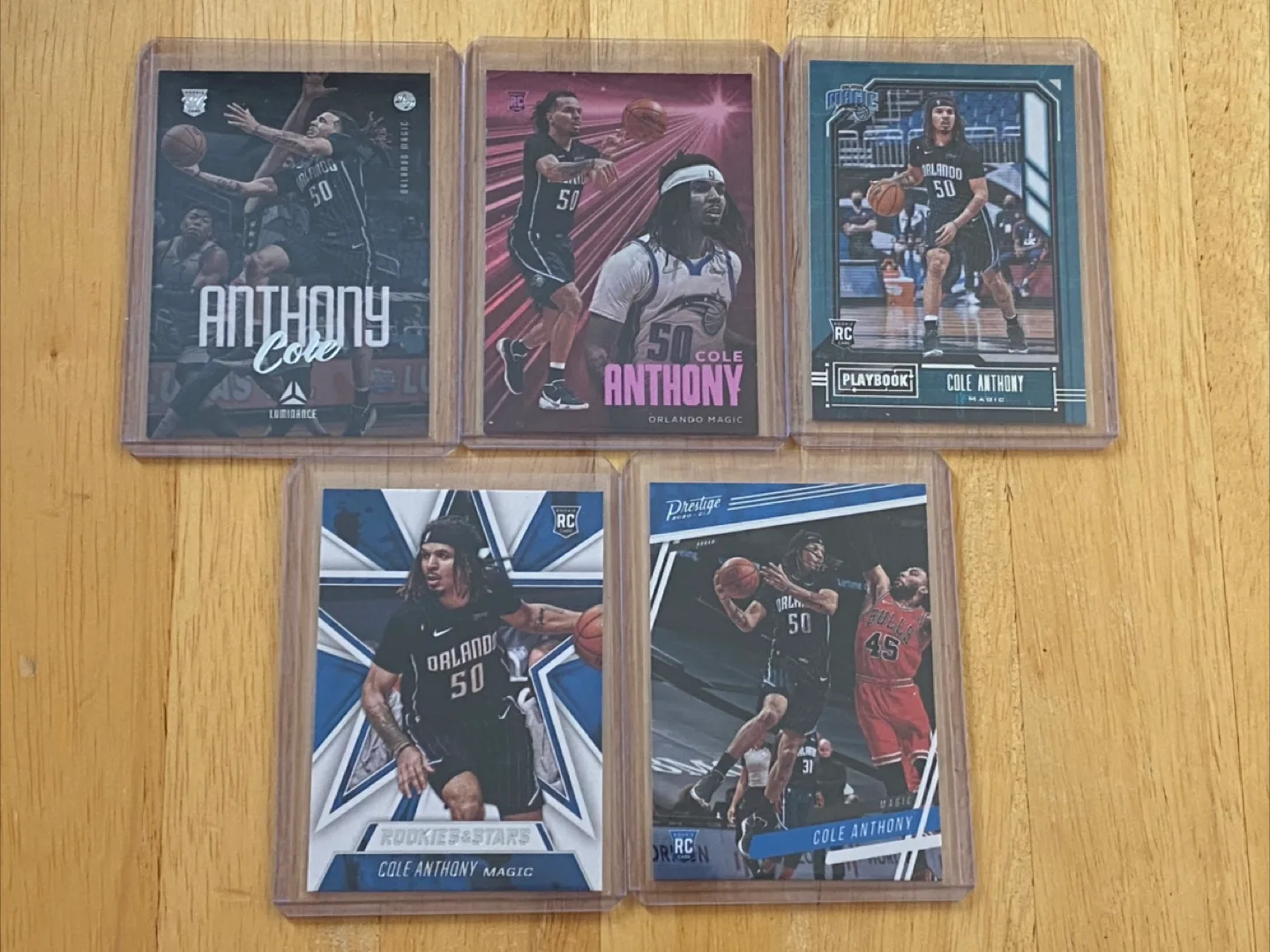Cole Anthony Rookie Basketball Trading Cards thumbnail