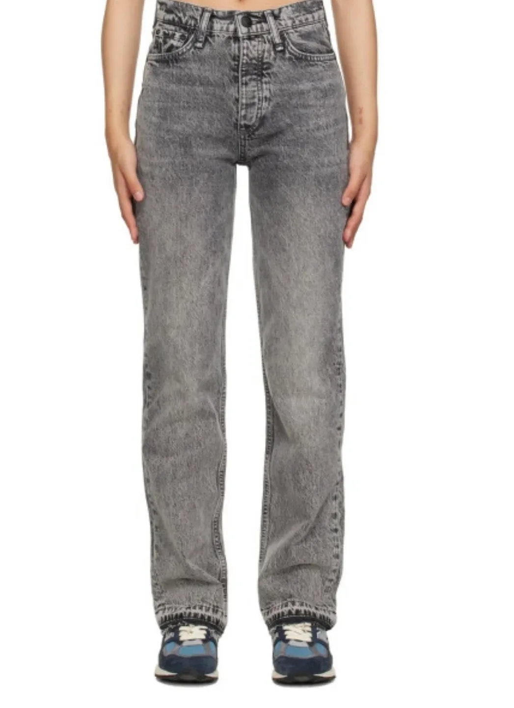 Rag & Bone Alex High-Rise Straight Jeans - Size 23 thumbnail