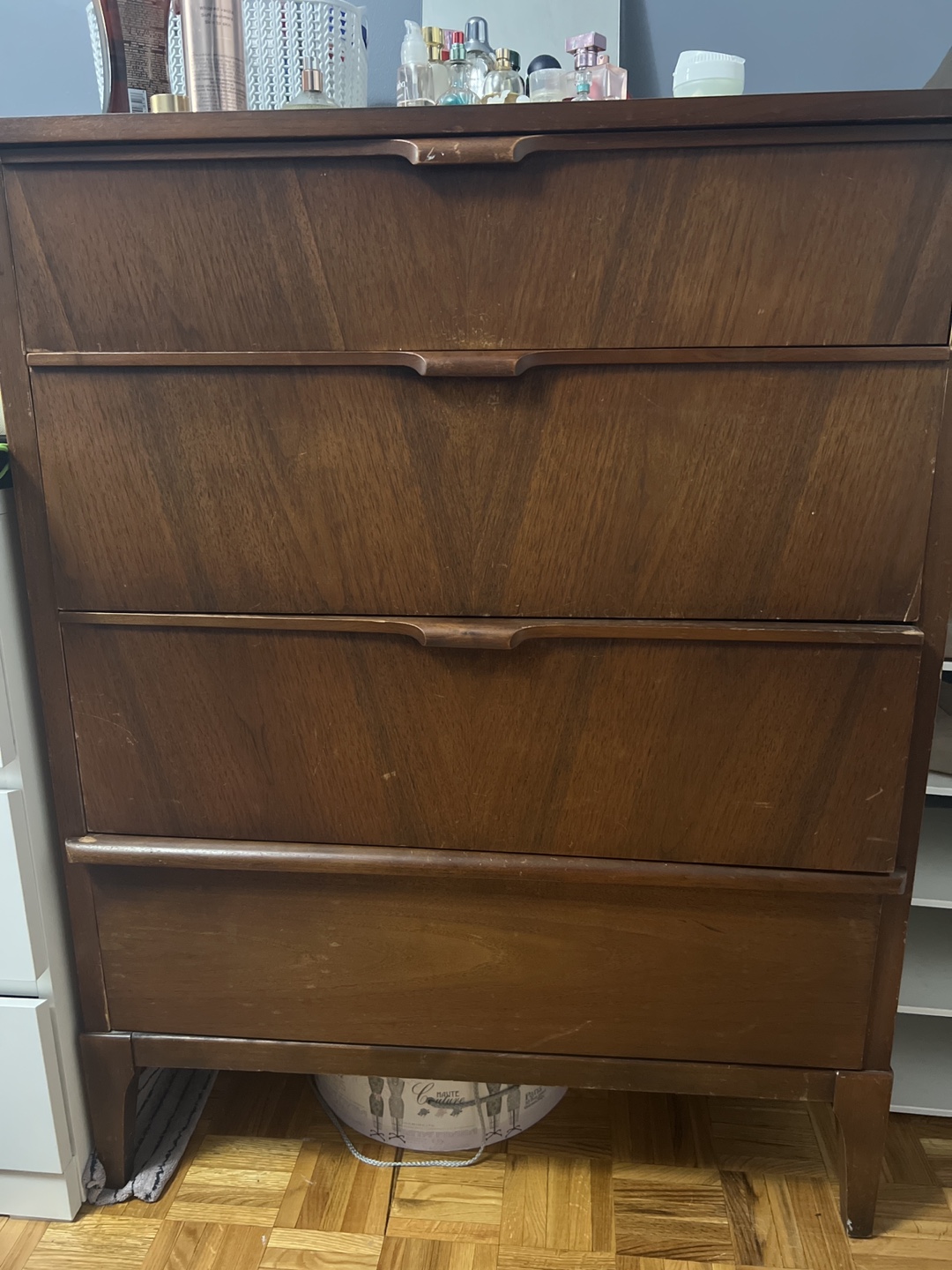 Wooden 4-Drawer Dresser