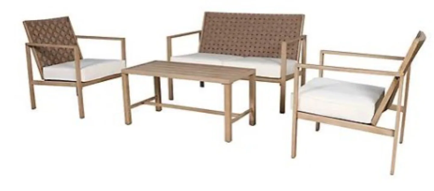 Outdoor Patio Set - Loveseat, Chairs & Table thumbnail