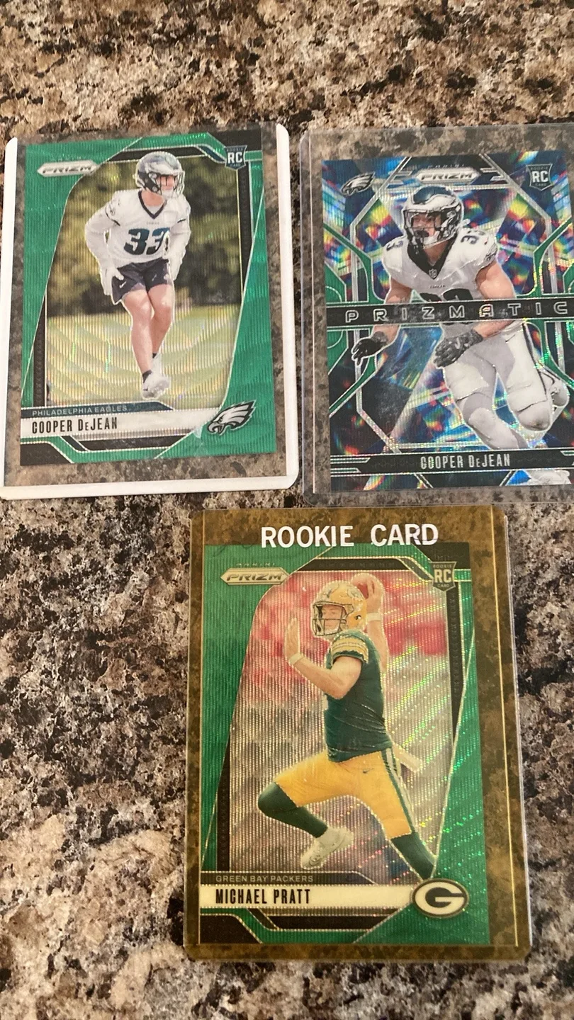 Prizm Rookie Football Cards thumbnail
