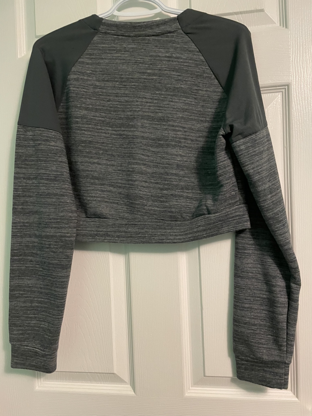 Adidas Grey Cropped Long Sleeve - photo 2