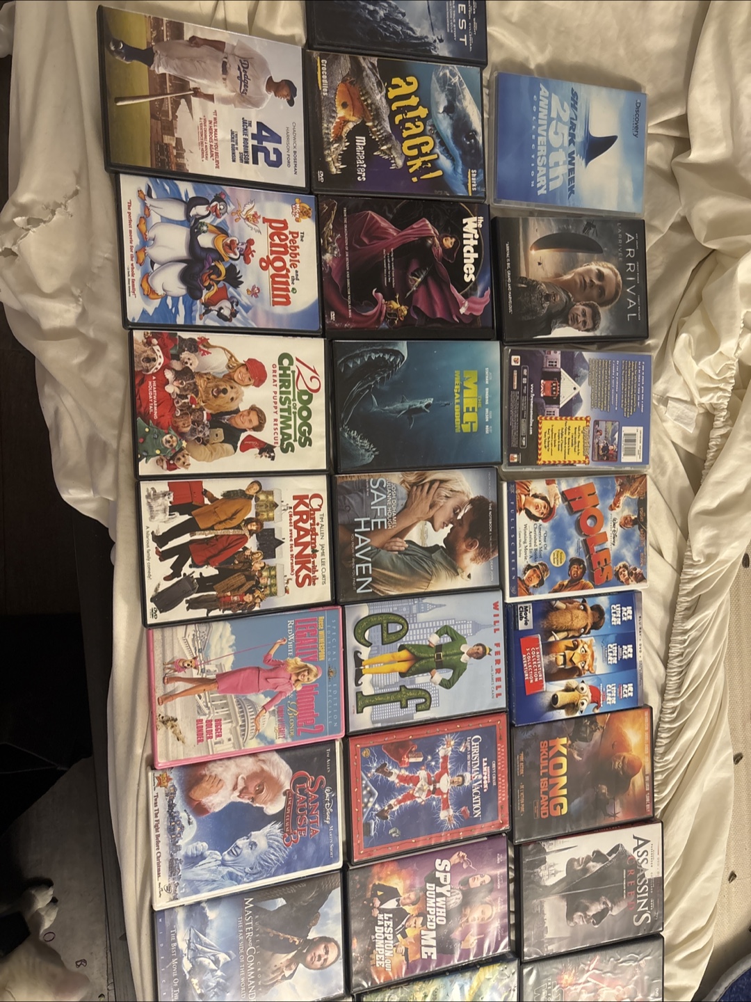 DVD Movie Collection: 42, Elf, Arrival + More!