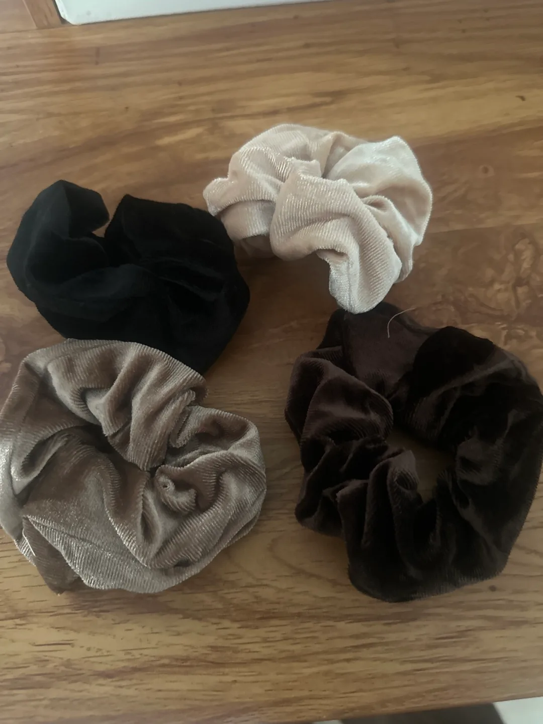 Unused Velvet Scrunchies - Set of 4 thumbnail