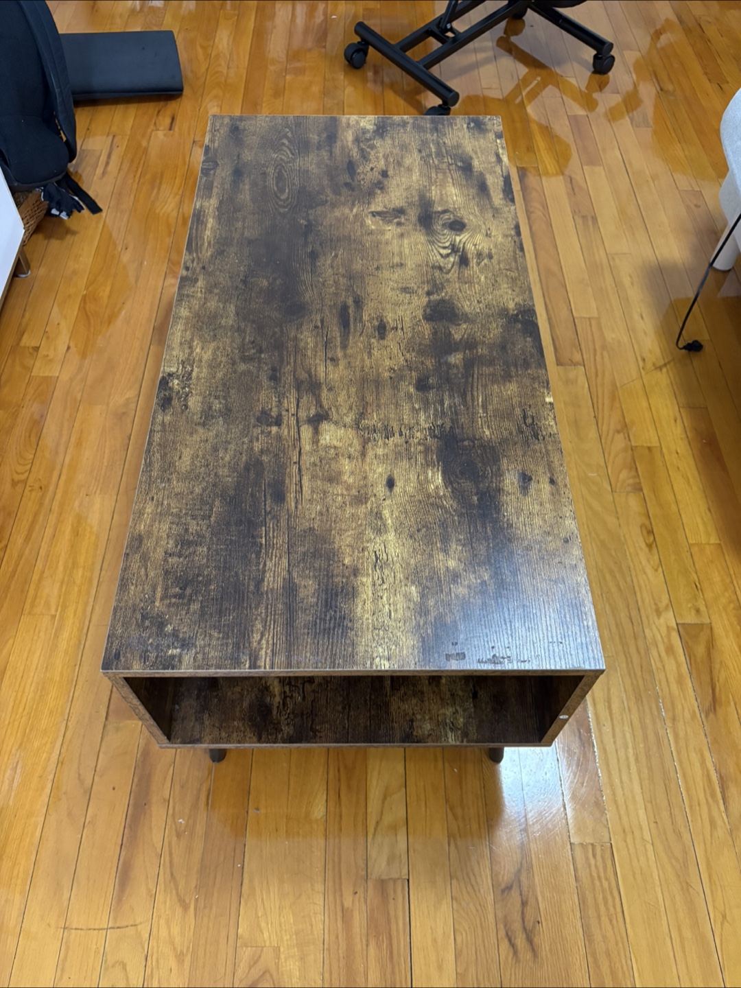 Brown Wood Coffee Table - photo 2