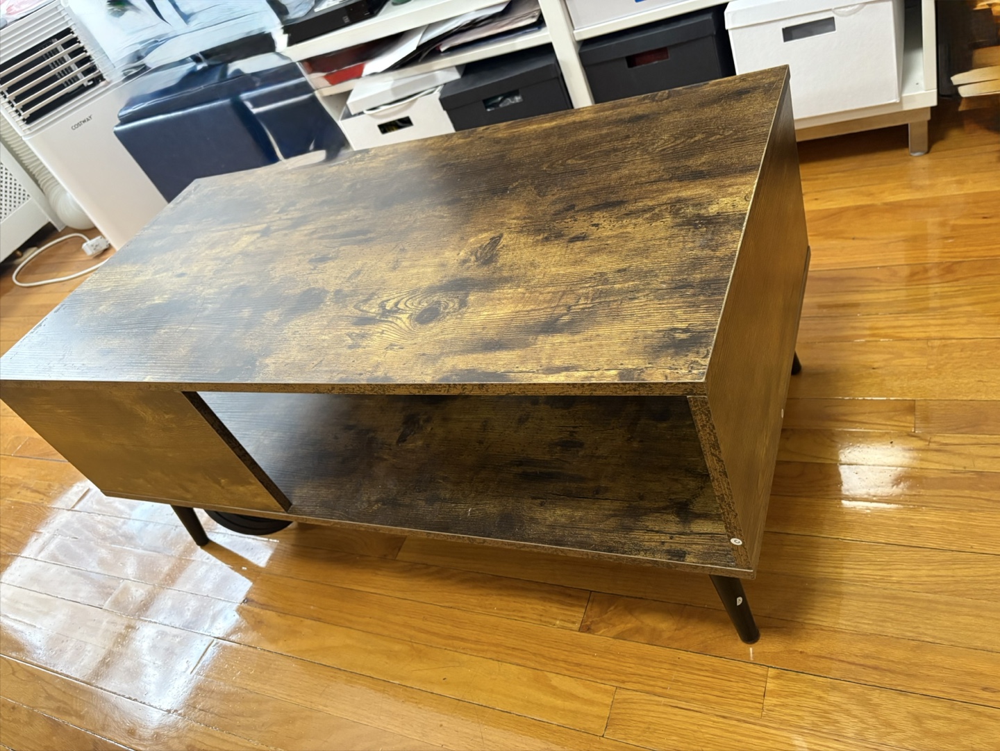 Brown Wood Coffee Table - photo 4