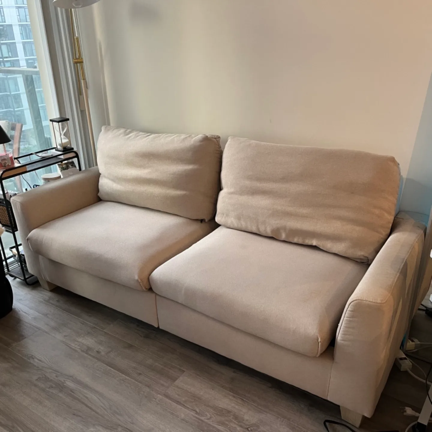 Beige Sofa - need gone ASAP thumbnail