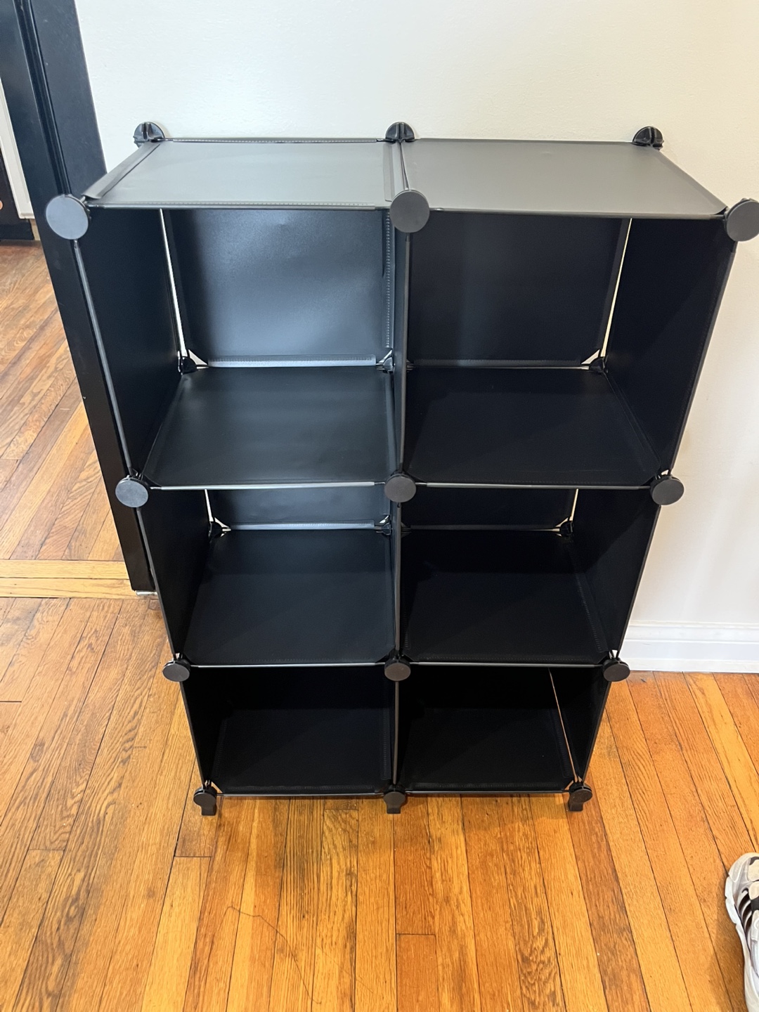 Black PlasticShelving Unit