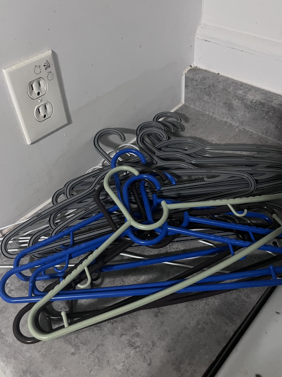 Free Clothes Hangers - Assorted Colours