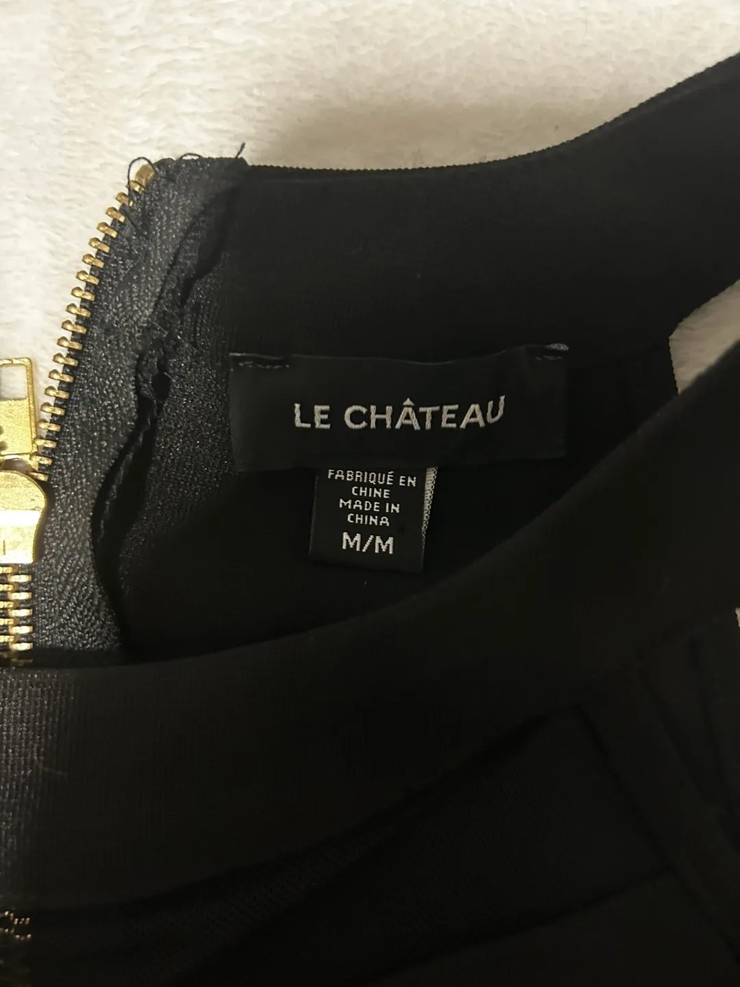 Black knee length dress image indicator(3)