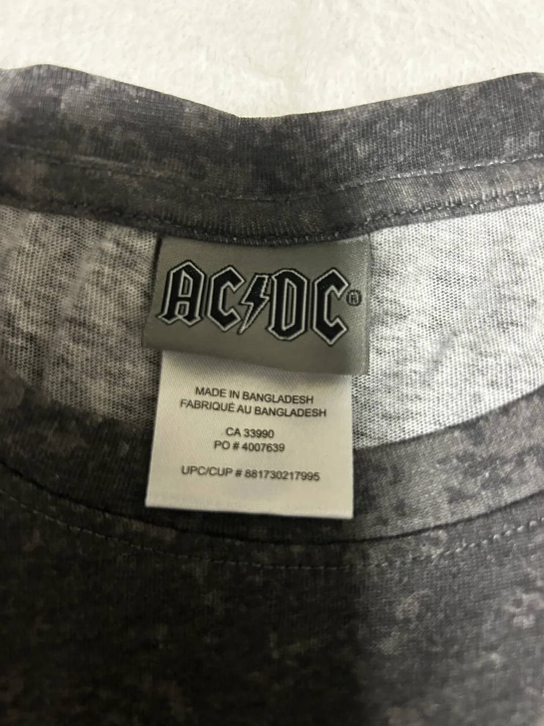 Grey AC/DC shirt image indicator(2)