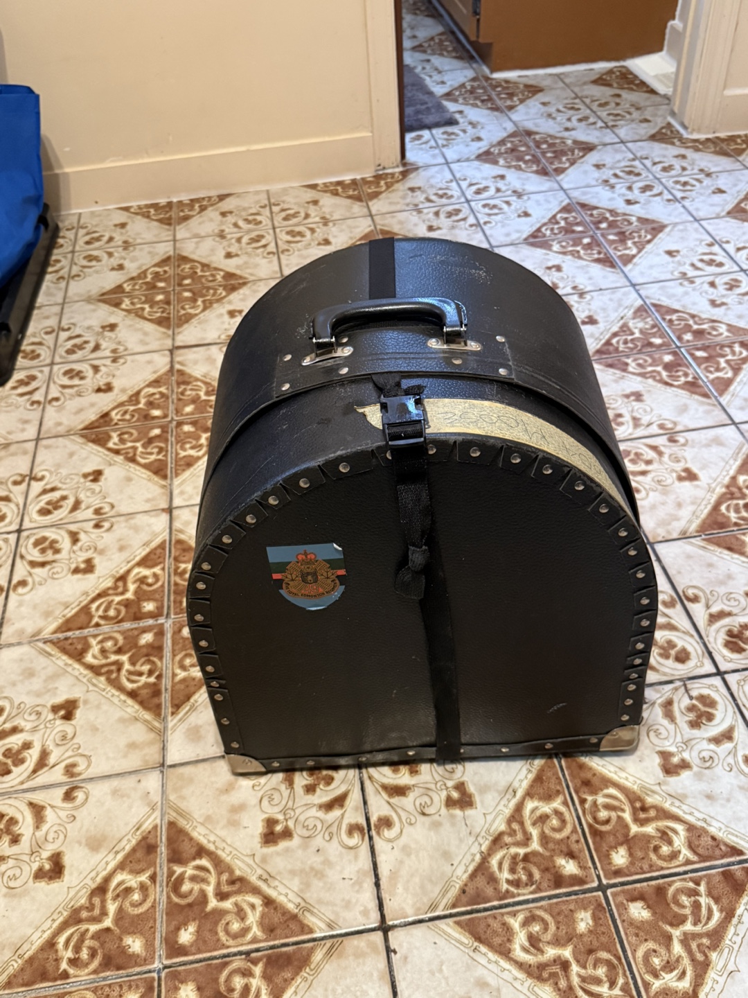 Blue Snare Drum with Case - photo 4