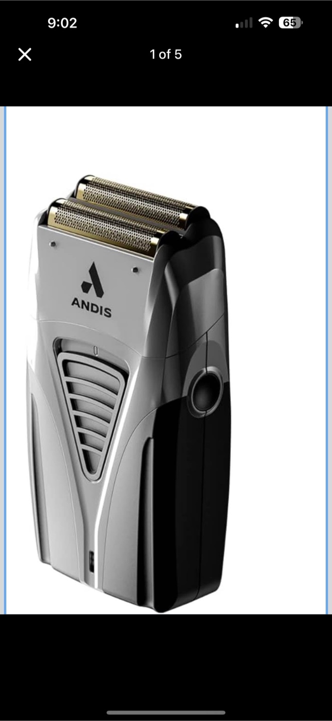 Andis 17260 TS-2 Pro Foil Lithium TitaniuShaver, Cordless