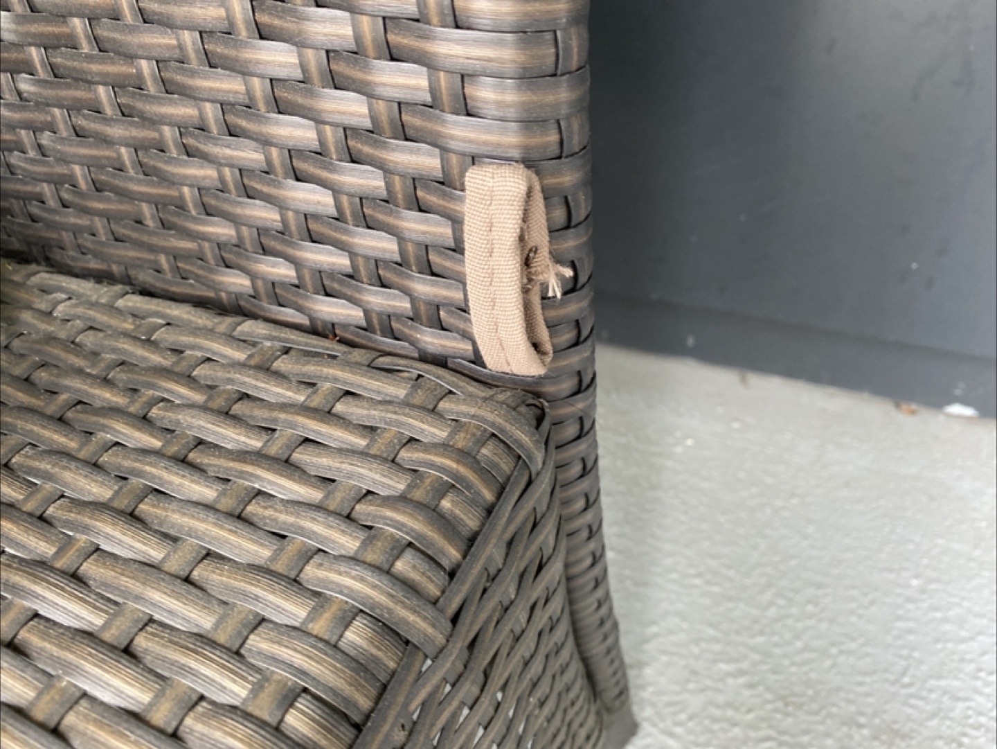 Wicker Outdoor Lounge Chair - photo 4
