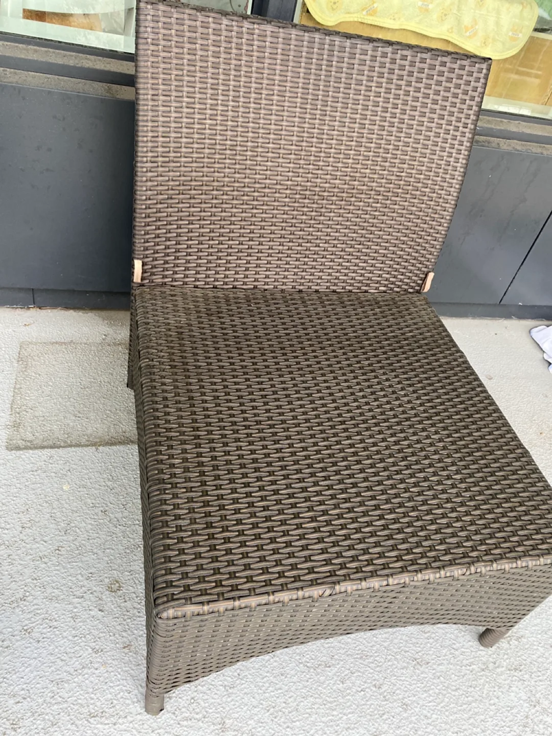 Wicker Outdoor Lounge Chair thumbnail