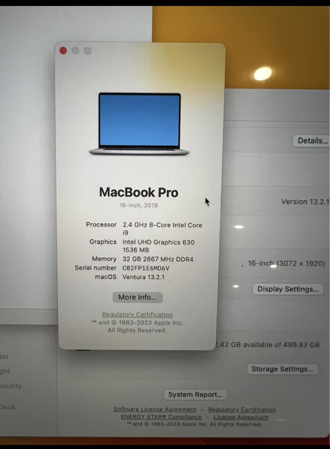 MacBook Pro 16-inch 2019 - photo 3