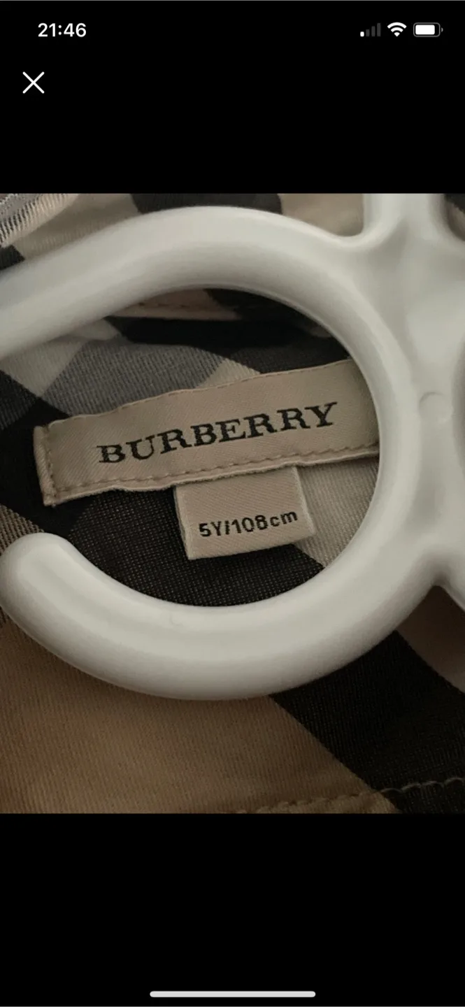 Burberry Kids Trench Dress - Size 5Y/108cm image indicator(2)