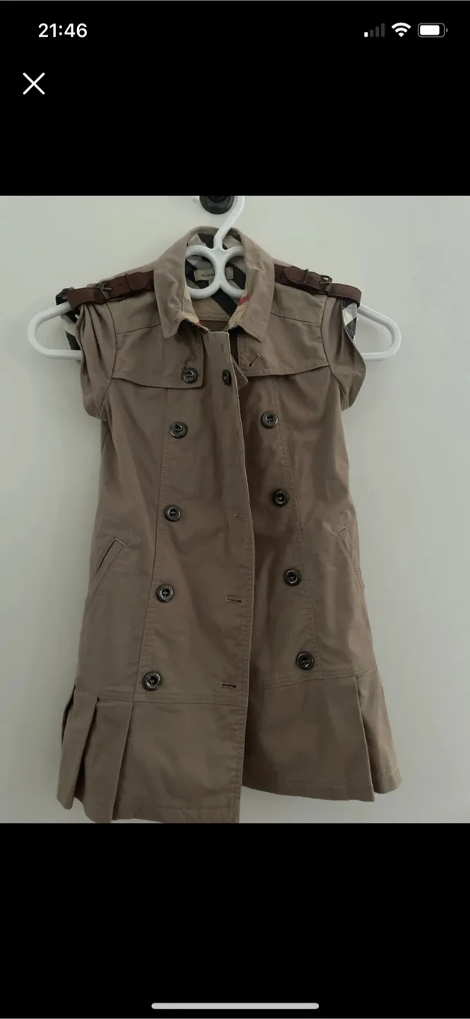 Burberry Kids Trench Dress - Size 5Y/108cm thumbnail