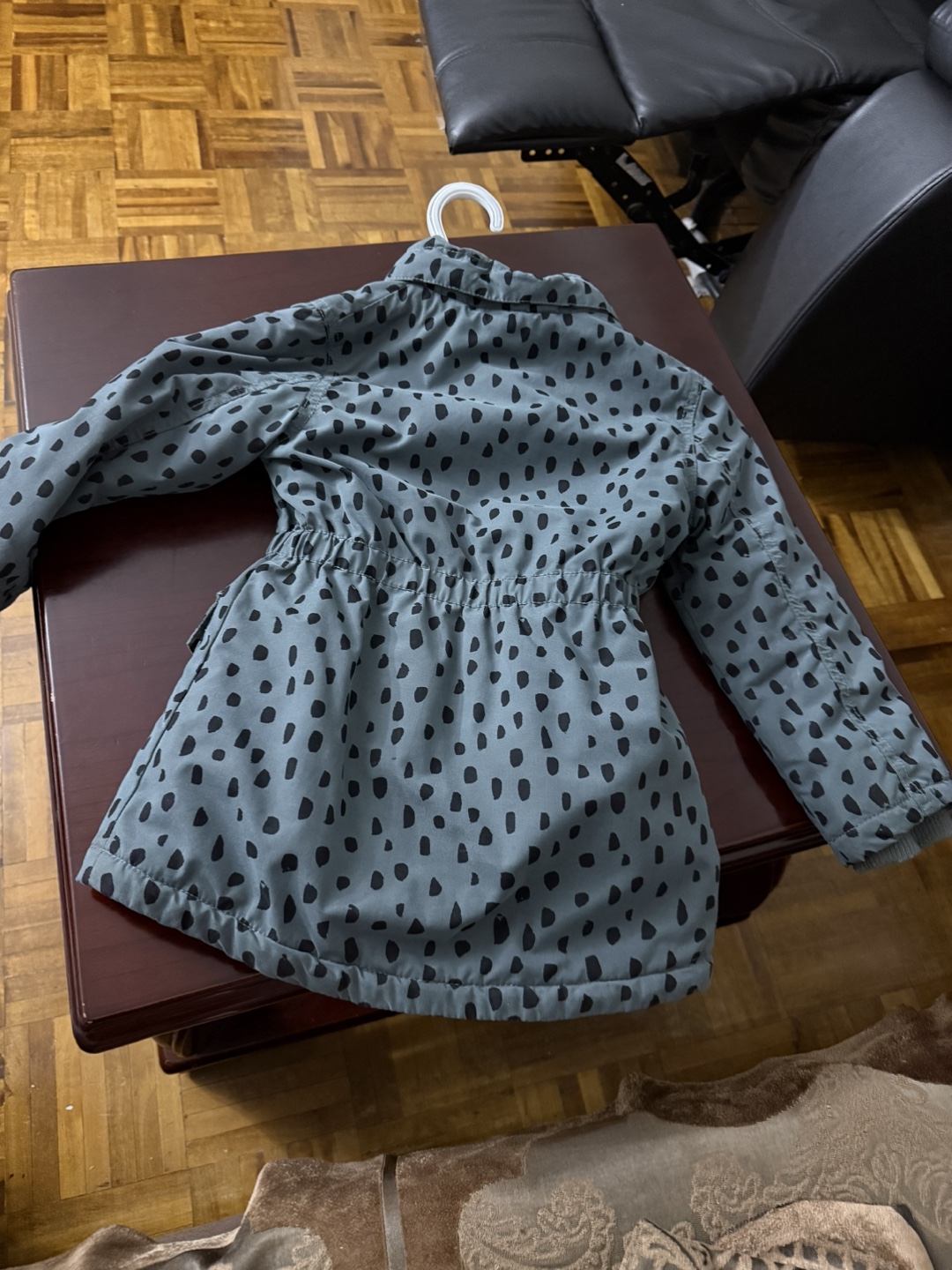Girls' Spotted Puffer Jacket - photo 2