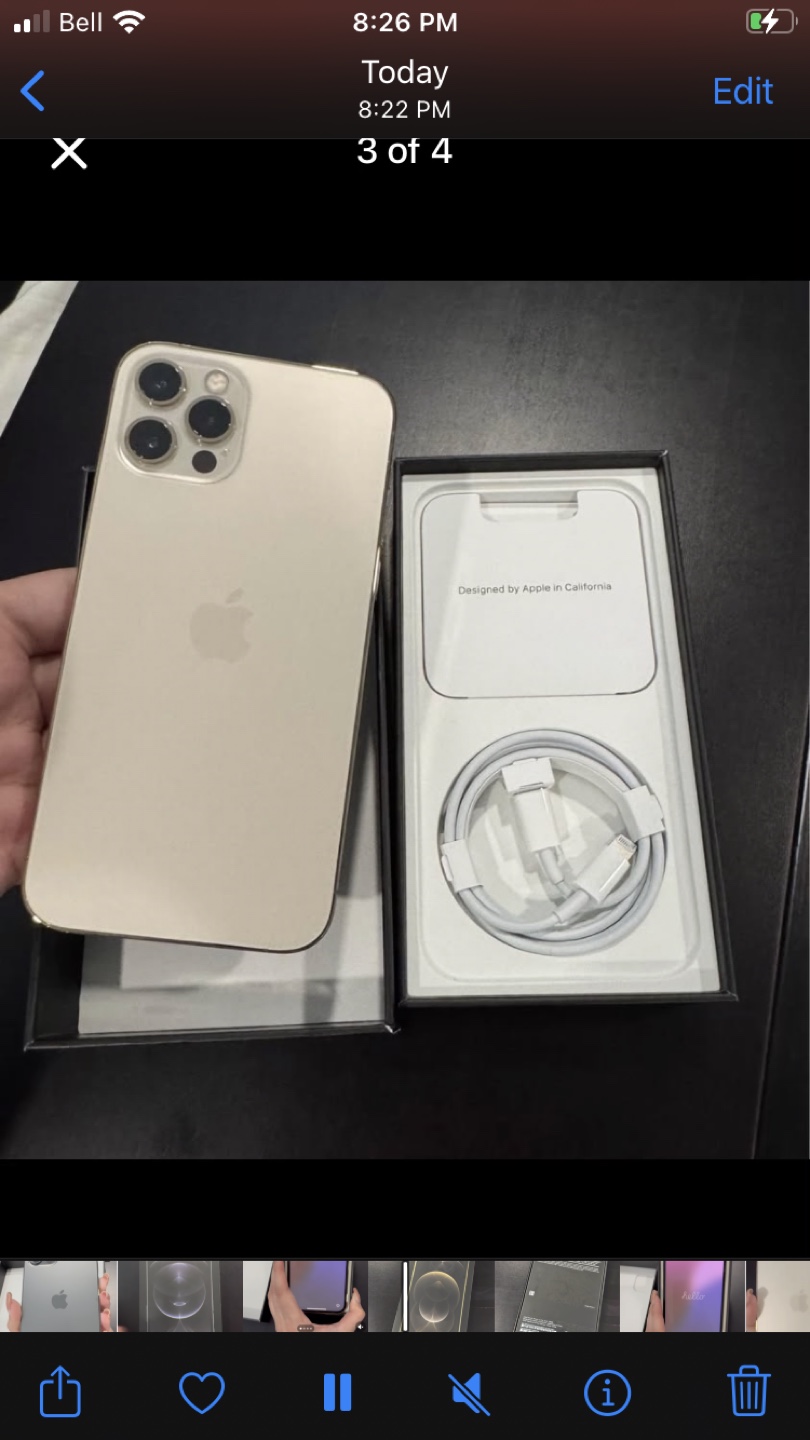 iPhone 12 Pro Gold 128GB - like new - photo 2