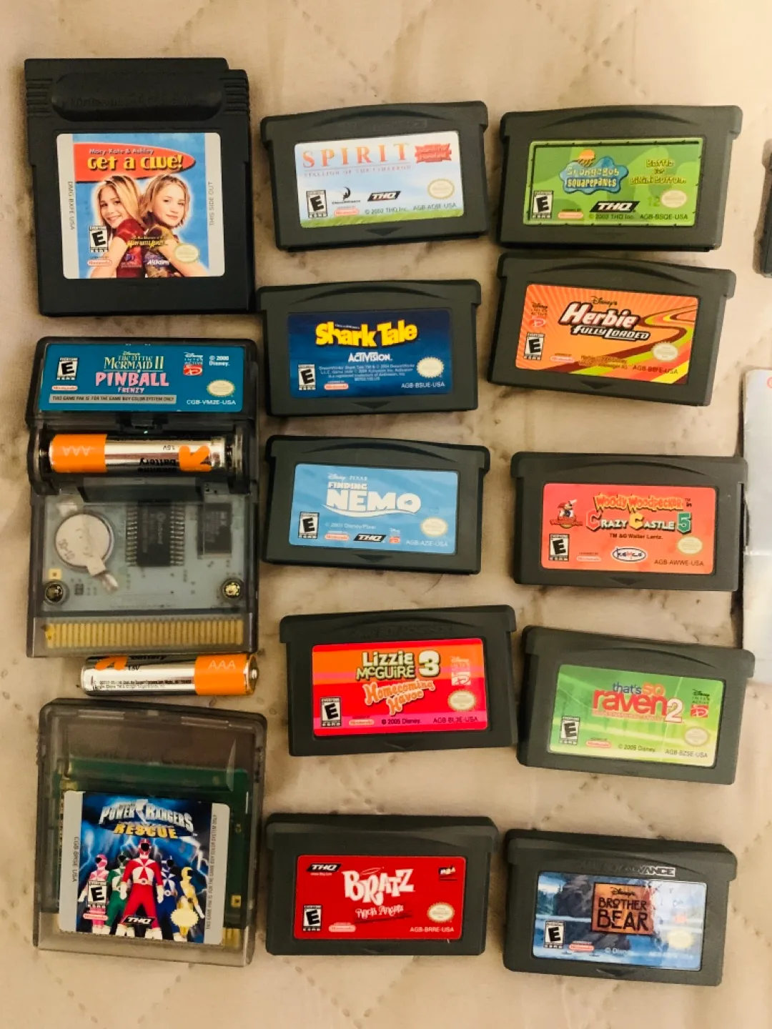 Lot of 14 Nintendo Game Boy Games TESTED With GBC Bag image indicator(3)