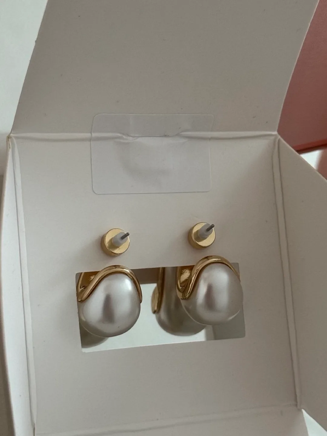 House of Harlow 1960 Pearl Drop Earrings - New in Box image indicator(4)