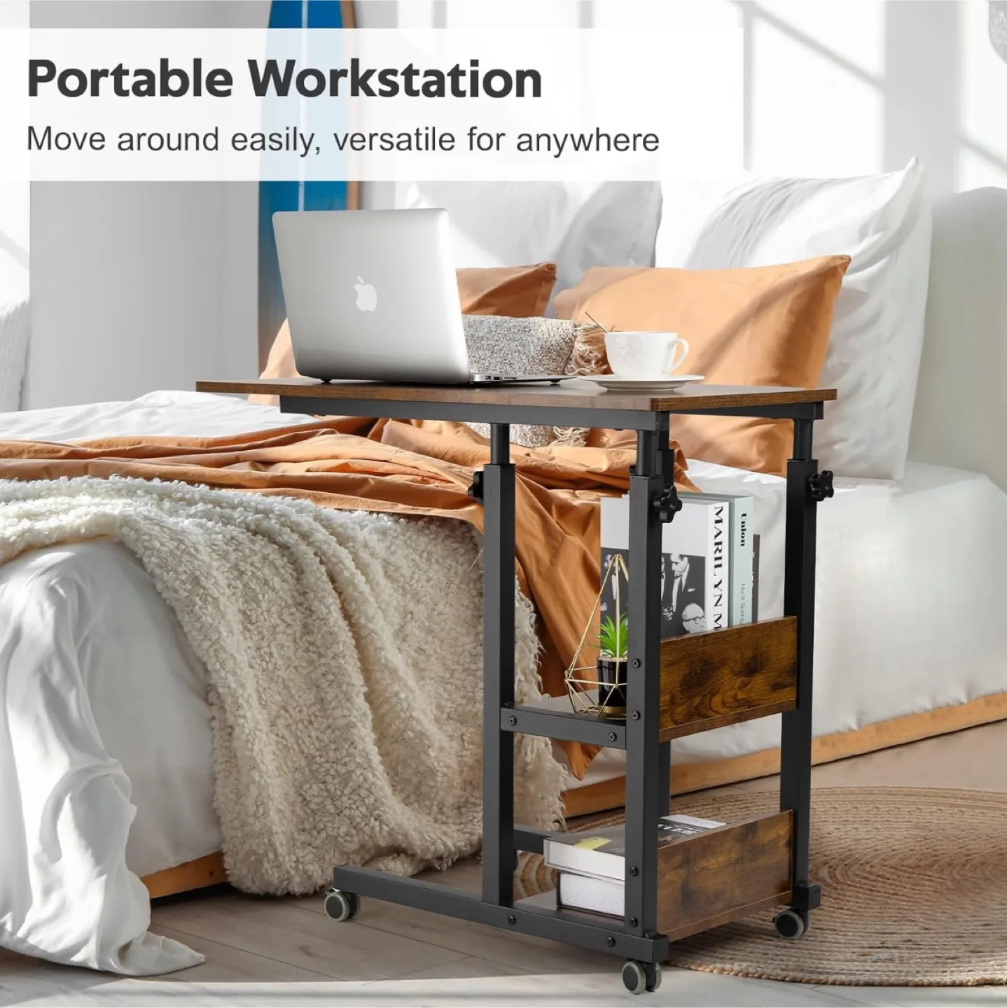 Adjustable Portable Workstation Table image indicator(5)