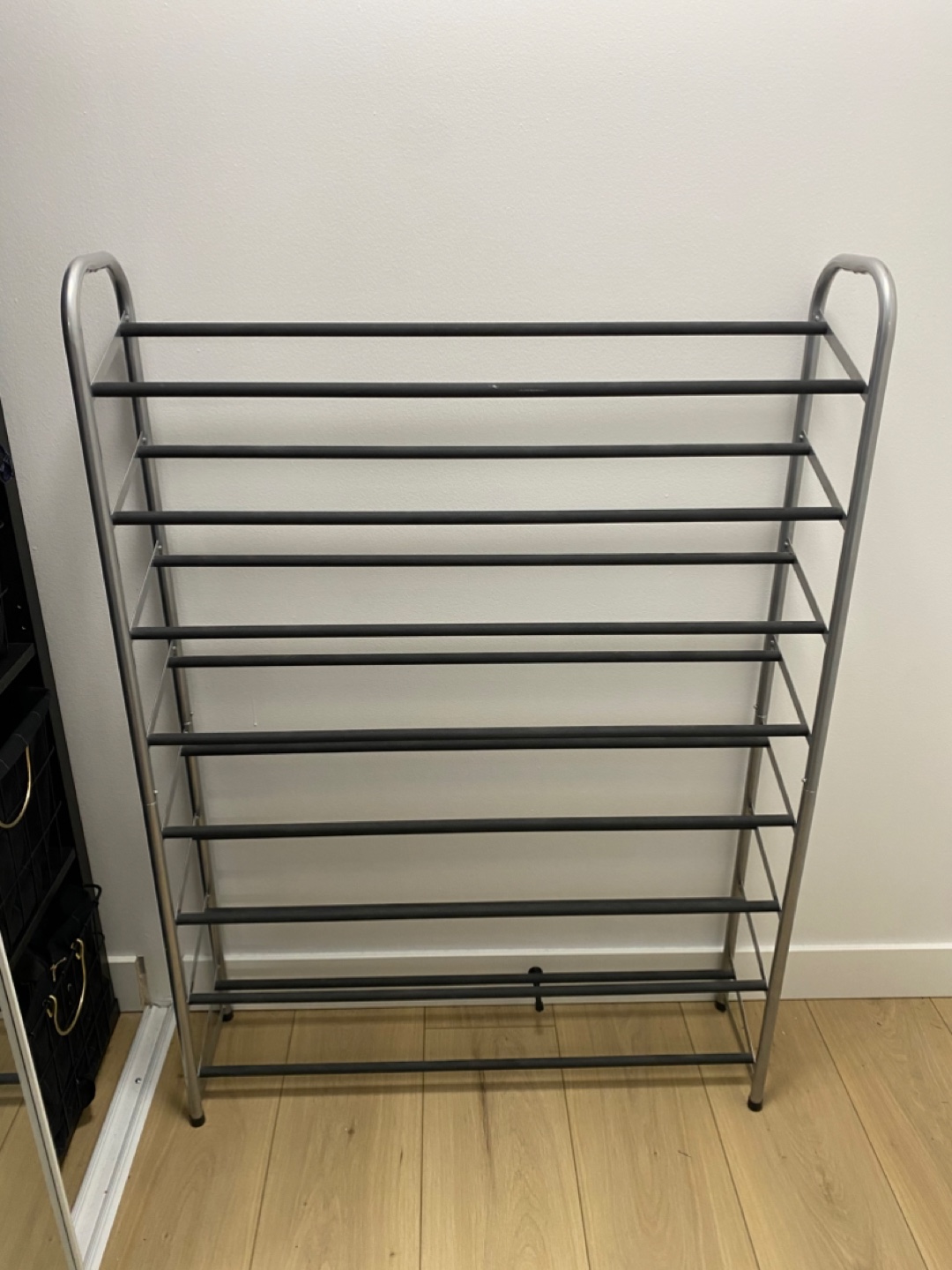 Metal Shoe Rack - Holds 32 Pairs min.