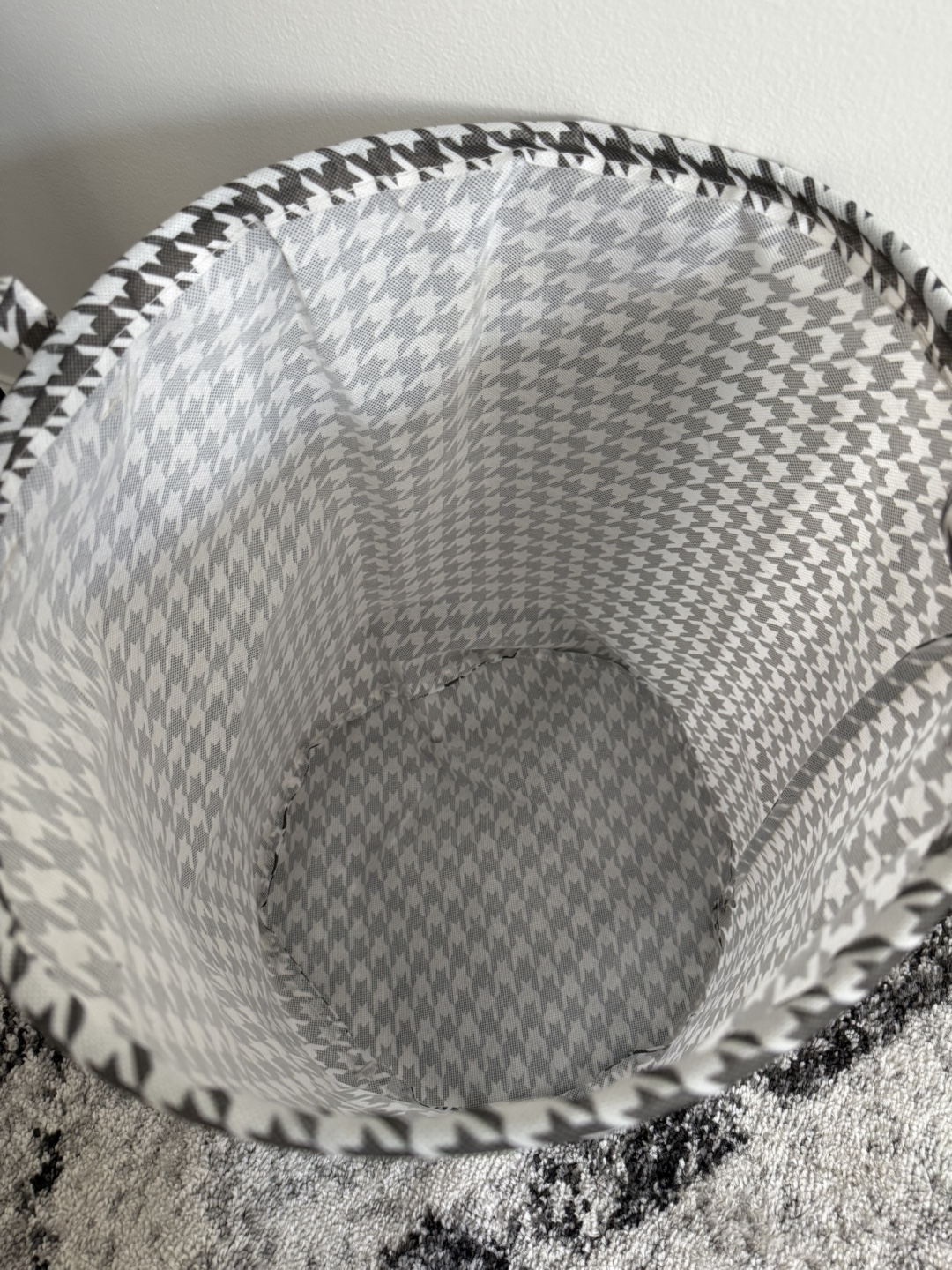 Houndstooth Storage Bin - photo 2