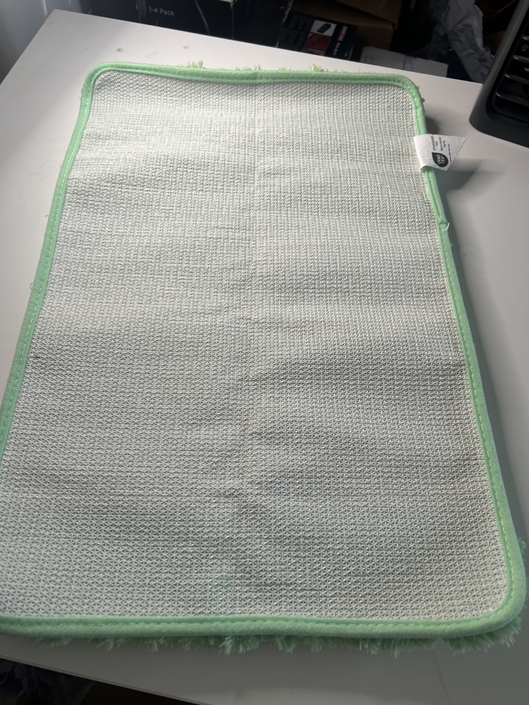 Green Microfiber Bath Mat (24x16 inches) - photo 4