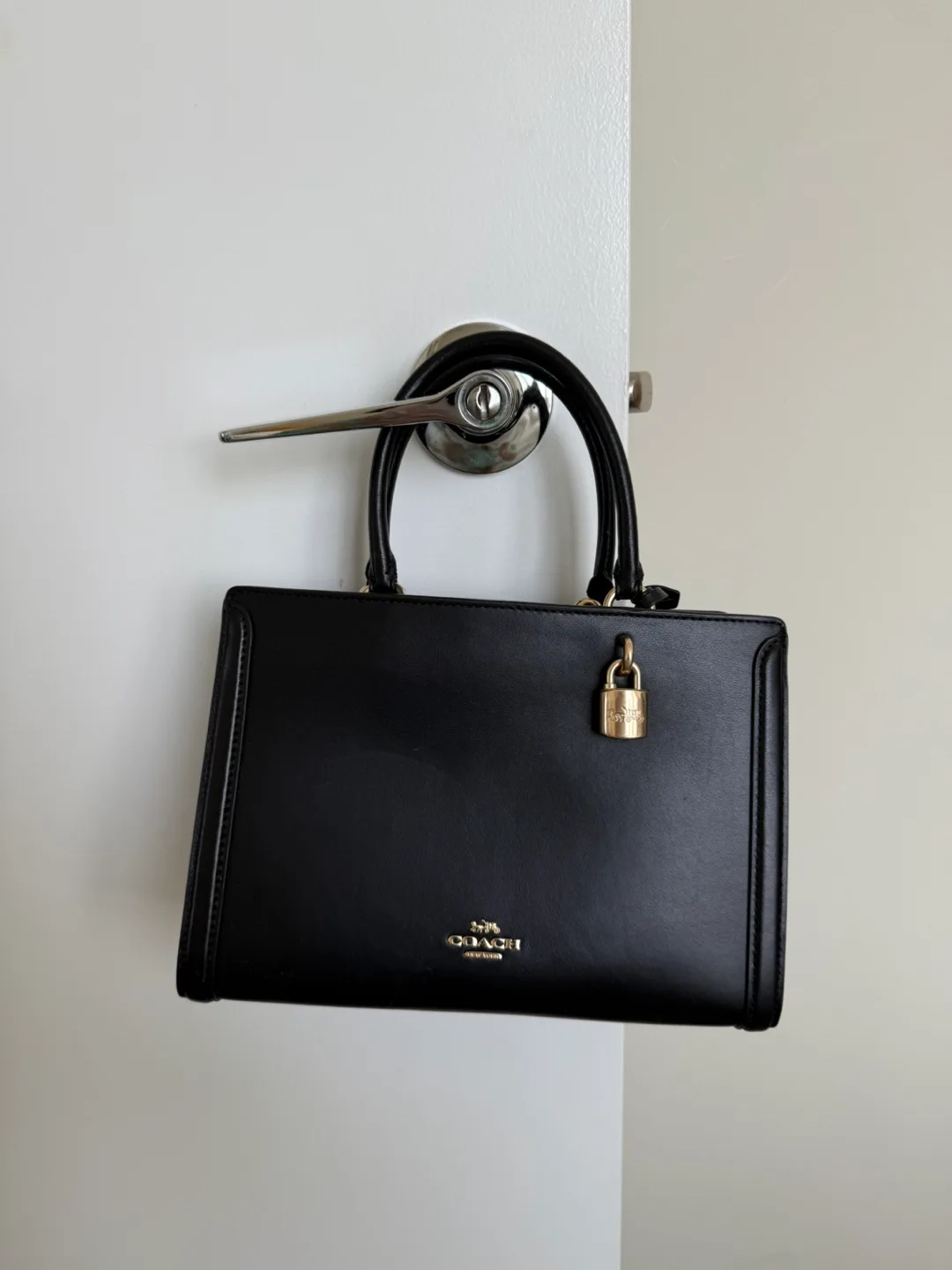 Coach Black Zoe Carryall Bag thumbnail