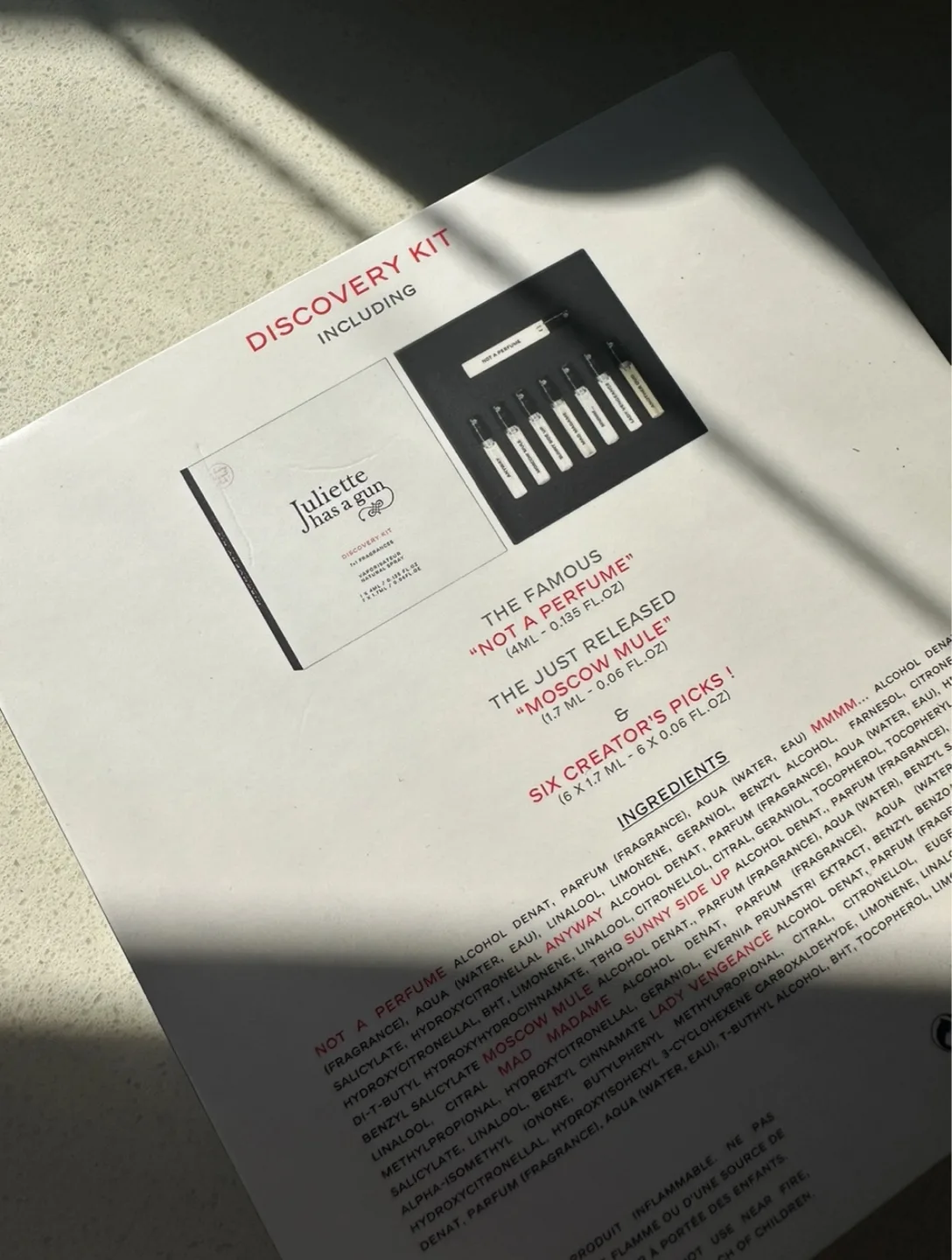 NEW Juliette Has a Gun Discovery Perfume Set image indicator(3)