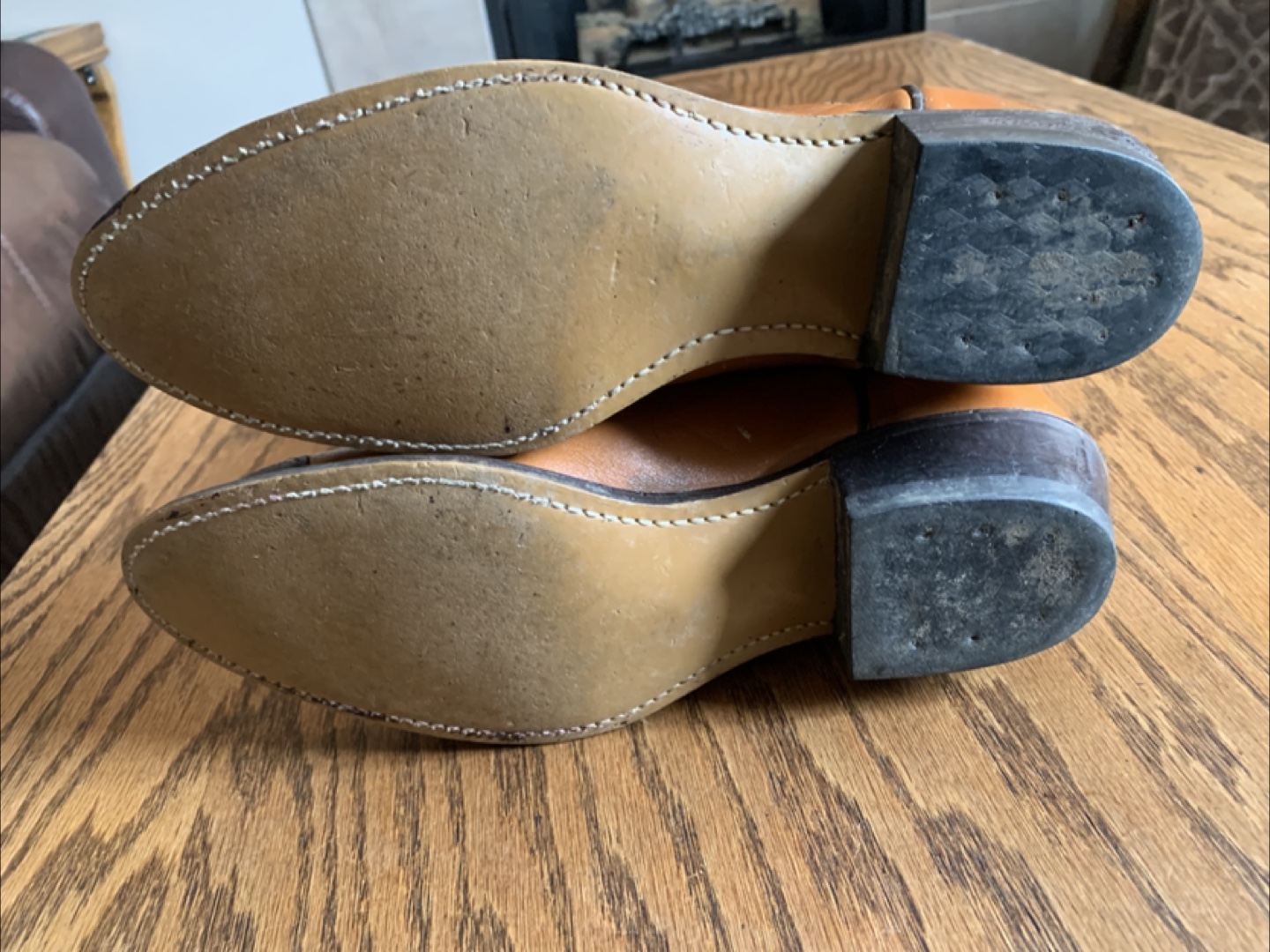 Women’s Acme Cowboy Boots - Brown & Tan size 9.5 - photo 3