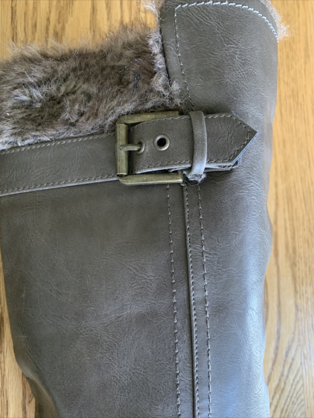 Rampage Gray Knee-High Boots - photo 4