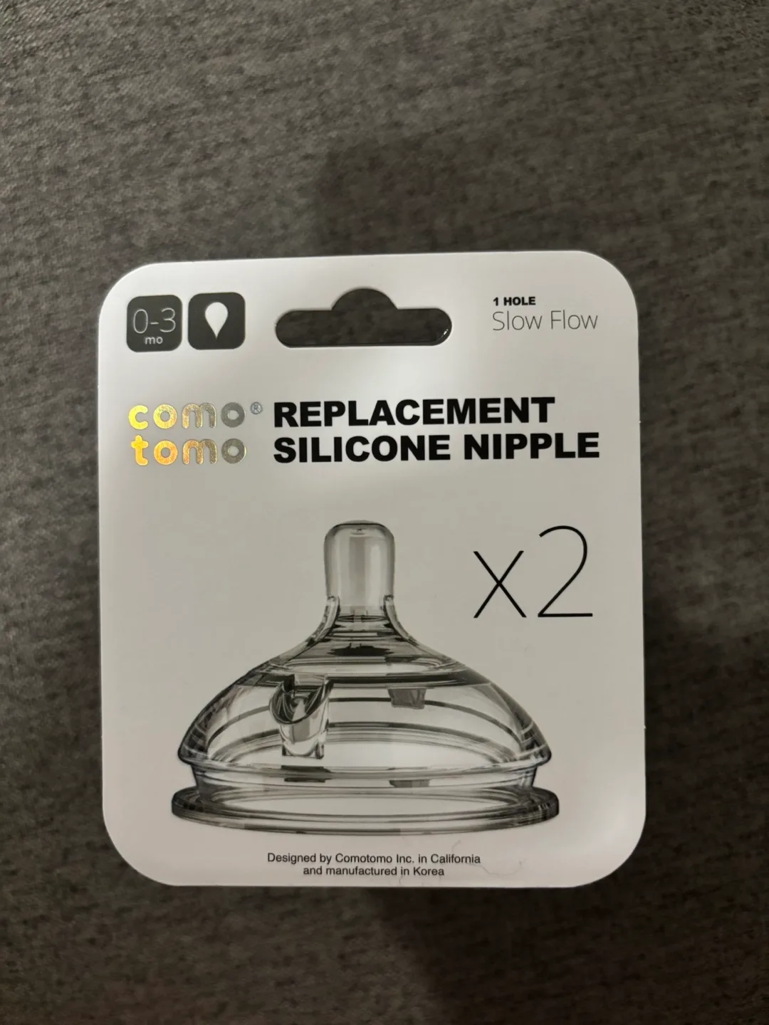 Replacement Silicone Nipple (0-3 months) thumbnail