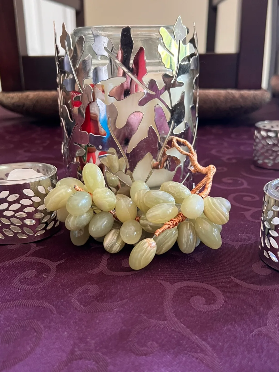 Decorative Faux Grape Bunch image indicator(3)