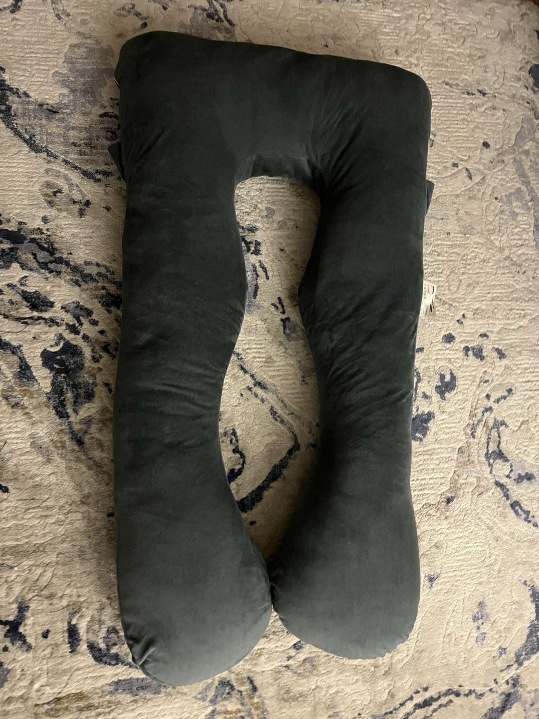 U-Shaped Full Body Pregnancy Pillow - Grey