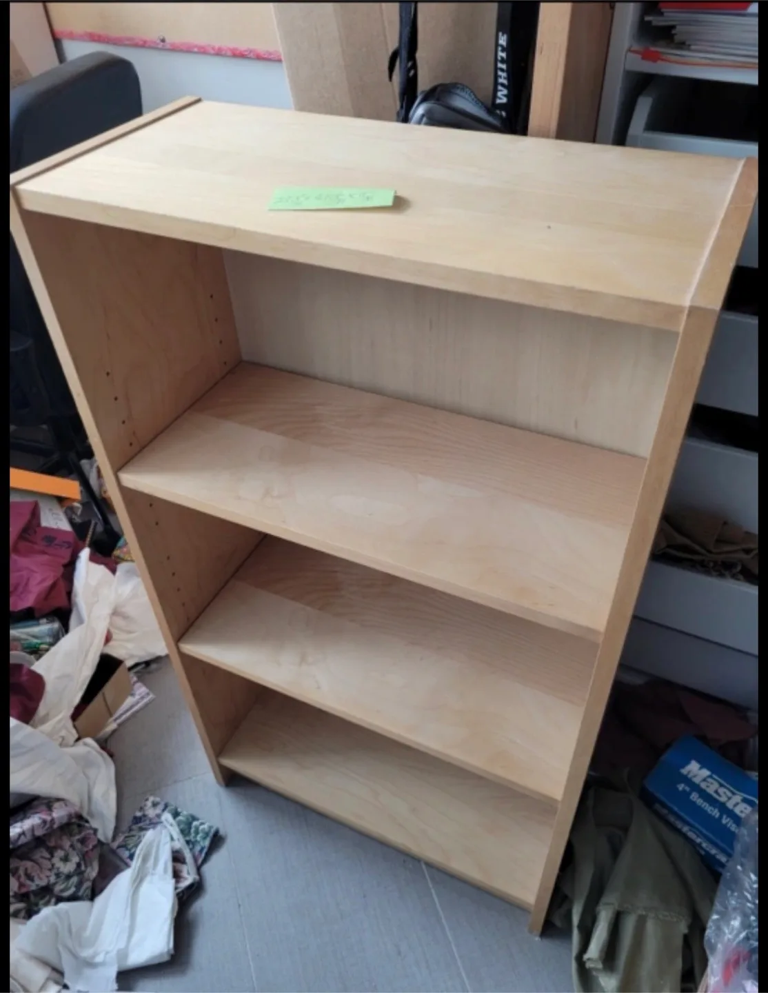 Wooden bookshelf thumbnail